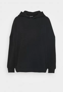 Coupon ❤️ Even&Odd Damen HOODIE LONG WITHOUT DRAWCORD AND POCKET - Kapuzenpullover - Black 🔥 -Even Od Verkaufe 52198e5db4404c0f8de006564c1b3c01
