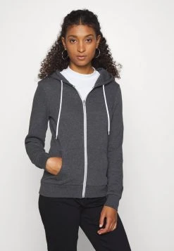 Top 10 ❤️ Even&Odd Damen ZIP JACKET - Sweatjacke - Mottled Dark Grey 🔔