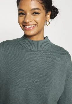 Auslauf 😀 Even&Odd Damen Strickpullover - Dark Green ⌛ -Even Od Verkaufe 5880341513644710a413df87251cc7a0