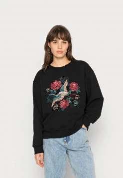 Am billigsten ❤️ Even&Odd Damen OVERSIZED PRINT - Sweatshirt - Black ✨