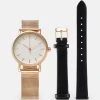 Auslauf 😀 Even&Odd Damen SET - Uhr - Rose Gold-coloured/black ❤️ -Even Od Verkaufe 5c25329a8d4f4193abff24e7ae016dc3