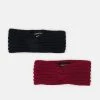 Billig 🎁 Even&Odd Damen 2 PACK - Ohrenwärmer - Black/red 🎁