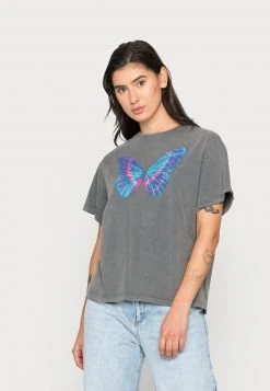 Am billigsten ⭐ Even&Odd T-Shirt Print - Black | Damen 😀