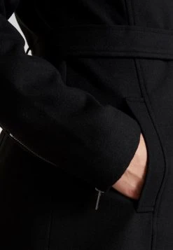 Coupon ⌛ Even&Odd Damen Klassischer Mantel - Black 😉 -Even Od Verkaufe 5de84a9ba65b4a5dbf271b9029caea54