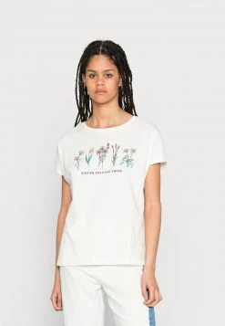Brandneu 🛒 Even&Odd Damen T-Shirt Print - White ✨