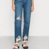 Schlussverkauf ✨ Even&Odd Damen 😀 Jeans Straight Leg - Blue Denim 😍 -Even Od Verkaufe 614622f403d746138d45b5dbb53fcb78
