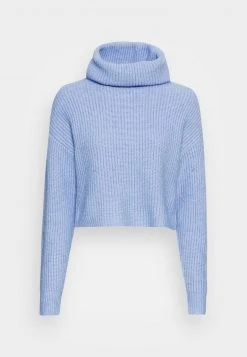 Brandneu 🔔 Even&Odd Damen CROPPED LOOSE TURTLENECK - Strickpullover - Light Blue 🔥 -Even Od Verkaufe 62e427bd224245a8a57c6d39a440ebd1