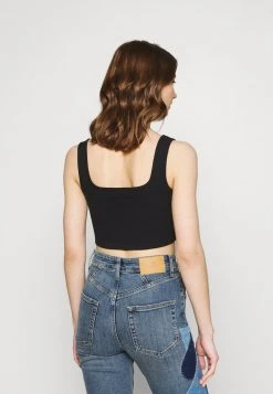 Schlussverkauf ✨ Even&Odd Damen 3 PACK - Top - Black/white/green 🥰 -Even Od Verkaufe 639ec6c7af264eb492cdb23a64c82676