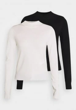 Besorgen 🌟 Even&Odd Damen 2 PACK - Strickpullover - Black/off-white 🛒 -Even Od Verkaufe 6439bccf88a745e8aa642960b3ef8db2