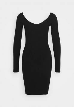 Am billigsten 👍 Even&Odd Damen Strickkleid - Black ⭐ -Even Od Verkaufe 658bfc0049ac43f7aba9ea45698d76d8