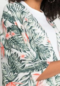 Neu ❤️ Even&Odd Damen Leichte Jacke - White/green/pink 💯 -Even Od Verkaufe 6694c9c609f347508055d6f080e843f9