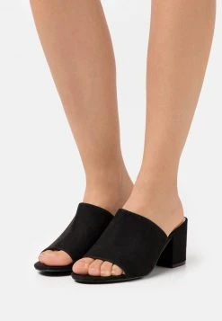 Schlussverkauf 🥰 Even&Odd Damen Pantolette Hoch - Black 💯