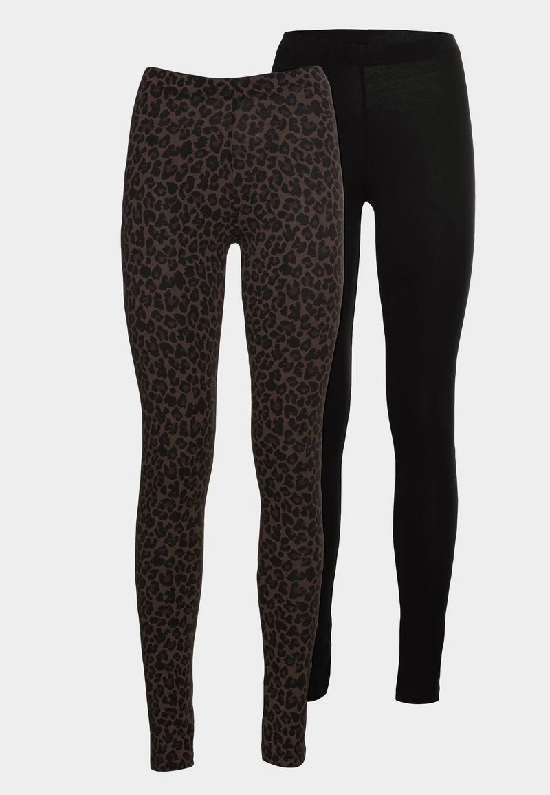 Budget 🌟 Even&Odd Damen 2 PACK - Leggings Animal Print - Pants - Leggings - Hosen - Black/brown ✔️ 7 Budget 🌟 Even&Odd Damen 2 PACK - Leggings Animal Print - Pants - Leggings - Hosen - Black/brown ✔️ – Bild 5
