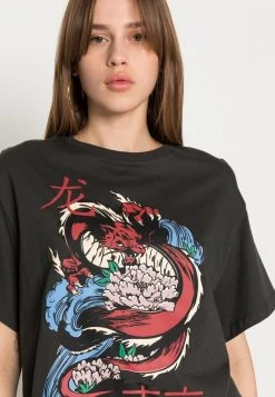 Top 10 🎁 Even&Odd Damen T-Shirt Print - Anthracite 😉 -Even Od Verkaufe 6a0b9a03f20a4c8da4104fa9b0f327e9