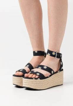 Rabatt ❤️ Even&Odd Damen Plateausandalette - Black 💯