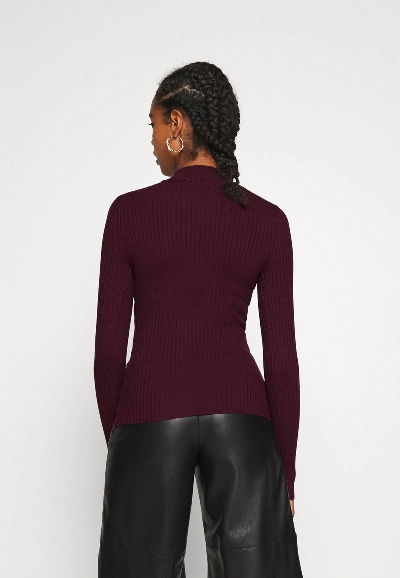 Großhandel 🥰 Even&Odd Damen Strickpullover - Wine Red 🥰 5 Großhandel 🥰 Even&Odd Damen Strickpullover - Wine Red 🥰 – Bild 3