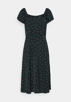 Billig 👏 Even&Odd Damen Freizeitkleid - Black/green 💯 -Even Od Verkaufe 6dcb6dc97d6145c28b14f6a6fe676ee5