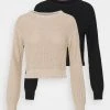 Top 10 ⭐ Even&Odd Damen 2 PACK - Strickpullover - Black/beige 🎁 -Even Od Verkaufe 6f278a42541c4017bc13d8917bc79a7e