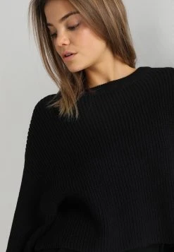 Am billigsten 🎁 Even&Odd Damen CROPPED JUMPER - Strickpullover - Black 🔔 -Even Od Verkaufe 7158b709a0b24b25bcc975a88a9dfa80