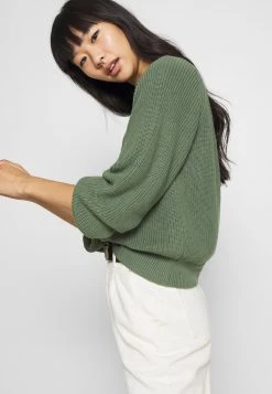 Bestpreis 🛒 Even&Odd Damen VOLUME SLEEVE JUMPER - Strickpullover - Laurel Wreath ✨ -Even Od Verkaufe 732d665be8ca4f0e8ca1b4ae0cbca603