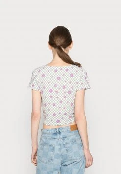 Besorgen ✨ Even&Odd Damen T-Shirt Print - White/green 🥰 -Even Od Verkaufe 765d876ee0ea4a4cbf4960eaa794ca25