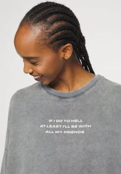 Billig ❤️ Even&Odd Damen OVERSIZED PRINT - Sweatshirt - Grey 🔥 -Even Od Verkaufe 76682a6d0f0642e2a3319a64c4da683a