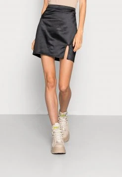 Neu ✔️ Even&Odd Damen BODYCON SKIRT WITH SLIT - Minirock - Black 🥰