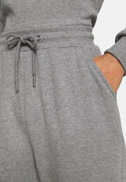 Auslauf ⭐ Even&Odd Damen Off Shoulder&Jogger Set - Sweatshirt - Mottled Grey ✨ -Even Od Verkaufe 78ff92ab54f94c0f815f3d4ea350c16f