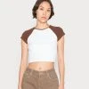 Bestpreis 😍 Even&Odd T-Shirt Basic - White Brown | Damen 🤩 -Even Od Verkaufe 795b063deeda45c2a3ca20bc787b3094