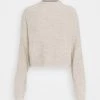 Brandneu ⭐ Even&Odd Damen BAT SHAPE MOCK NECK SHORTER - Strickpullover - Beige ⌛ -Even Od Verkaufe 7af7d53ef8ae47a3a7c0dc911f56bc41
