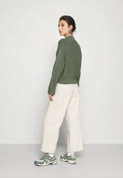 Brandneu 😀 Even&Odd CROPPED MOCK NECK - Strickpullover - Green | Damen ✔️ -Even Od Verkaufe 7d4818eecefe484bafc776ff1830e2fa