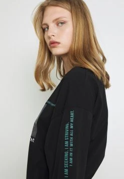 Brandneu 🔥 Even&Odd Damen T-Shirt Print - Black ⌛ -Even Od Verkaufe 7e065161fe234b0ea97c2fc4f72d77db