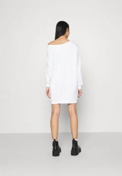 Am billigsten 🧨 Even&Odd Damen SWEAT OFF SHOULDER MINI DRESS - Freizeitkleid - White 🔔 -Even Od Verkaufe 7e32cd3ddef54ee2bb2f7713a7c41799