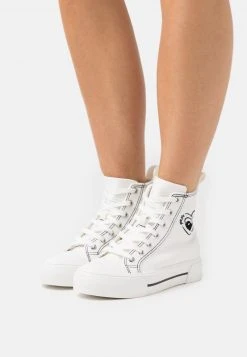 Angebote ❤️ Even&Odd LOVE - ⌛ Sneaker High - White/black | Damen 🔔