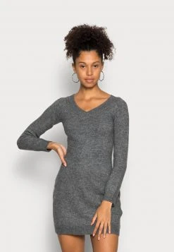 Besorgen ✨ Even&Odd Damen Strickkleid - Mottled Dark Grey 🤩