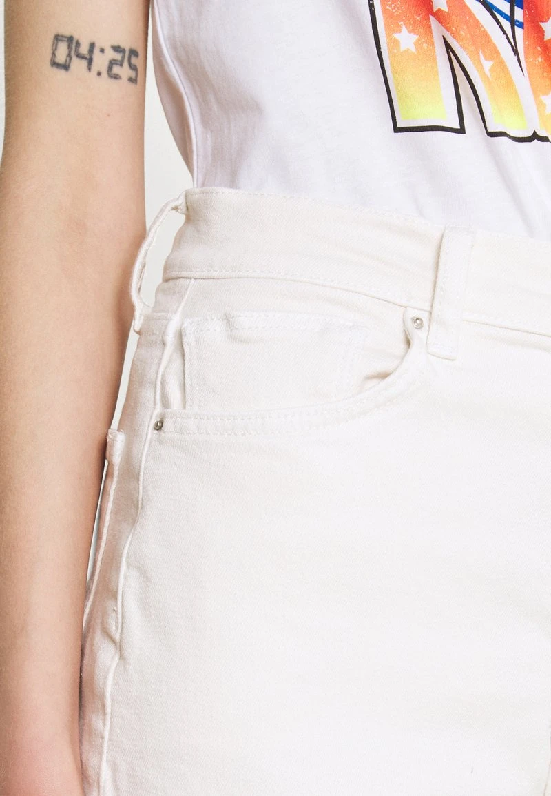 Budget 👏 Even&Odd Wide Leg Cropped Jeans - Jeans Straight Leg - White | Damen 👏 7 Budget 👏 Even&Odd Wide Leg Cropped Jeans - Jeans Straight Leg - White | Damen 👏 – Bild 5