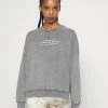Billig ❤️ Even&Odd Damen OVERSIZED PRINT - Sweatshirt - Grey 🔥 -Even Od Verkaufe 80ce55936b8244459611a437c9d2b454