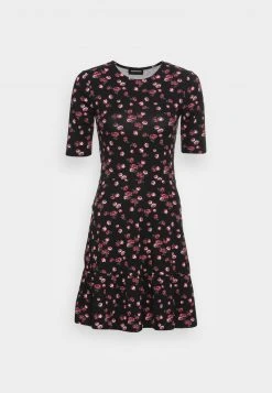 Bestpreis 😀 Even&Odd Damen Jerseykleid - Black/multi Coloured 😉 -Even Od Verkaufe 82f7864443ea41b0a02b09e484bc0947