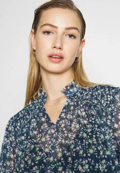 Besorgen ✨ Even&Odd Damen PRINTED BLOUSE - Bluse - Blue 🌟 -Even Od Verkaufe 833038b80a4c41a483add33ffb68d1cf