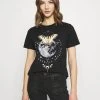Rabatt 🌟 Even&Odd HATTIE MOON AND BUTTERLY TEE - T-Shirt Print - Black | Damen 🔔 -Even Od Verkaufe 85e3cb2a53cb429c8f695b5e3ac6c77b
