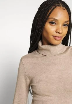 Schlussverkauf ✔️ Even&Odd Damen BASIC TURTLE NECK JUMPER - Strickpullover - Sand 👍 -Even Od Verkaufe 877daa23a86c4beda0af1a828b24e870