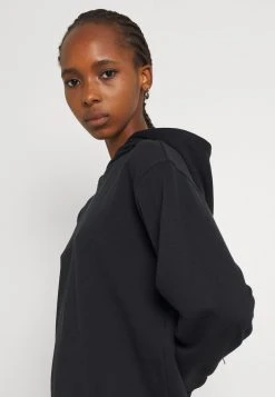 Auslauf ⭐ Even&Odd Casual Hooded Sweat Mini Dress - Freizeitkleid - Black | Damen 🛒 -Even Od Verkaufe 87e7dbb6139943b59173796efde3aaa1