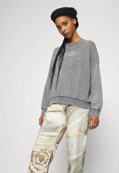Billig ❤️ Even&Odd Damen OVERSIZED PRINT - Sweatshirt - Grey 🔥 -Even Od Verkaufe 88d30cff58874277bd4b6de6ca3d9b32