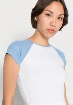 Bestes Angebot 😍 Even&Odd T-Shirt Basic - White Light Blue | Damen 🤩 -Even Od Verkaufe 894f7a5a46bc4f818d4056d034845050