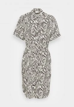 Am billigsten ❤️ Even&Odd Damen Blusenkleid - Black/white 🧨 -Even Od Verkaufe 89ae61401515405ea6d1eabd22b6ddec