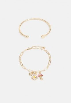 Beste Bewertungen von 😉 Even&Odd Damen 2 PACK - Armband - Gold-coloured ⭐