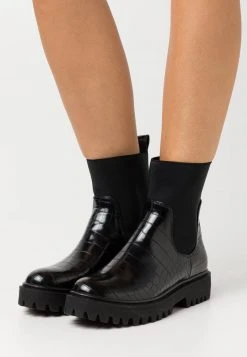 Bester Verkauf 🎉 Even&Odd Damen Plateaustiefelette - Black ⌛