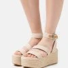 Coupon 🔔 Even&Odd Plateausandalette - Beige | Damen ⭐ -Even Od Verkaufe 91dcd26c3f7f460eb565fe2b39f5a171