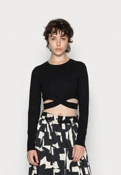 Am billigsten ❤️ Even&Odd Damen Langarmshirt - Black 🛒