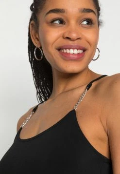 Rabatt 👍 Even&Odd Damen CHAIN STRAPS GOING OUT PLAYSUIT - Jumpsuit - Black/silver 🎉 -Even Od Verkaufe 93675cd63c684c8ca7ec85027f9bc16d